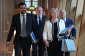 First Minister Humza Yousaf and Finance Secretary Shona Robison are behind the tax changes hitting hundreds of thousands of people in Scotland (Picture: Andy Buchanan/AFP via Getty Images)