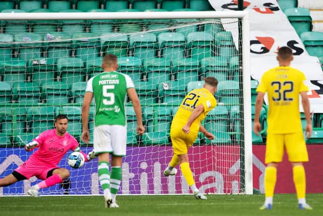 Hibs crashed out of the League Cup in the group stages.
