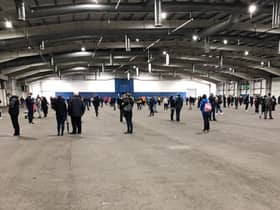 People queued for hours for their jag