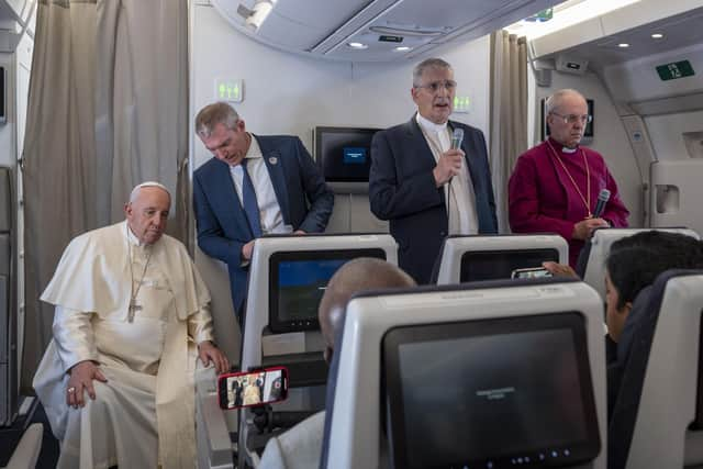 The Moderator of the Church of Scotland Rt Rev Dr Iain Greenshields is in Juba, South Sudan, on a pilgrimage of Peace with The Pope and Archbishop of Canterbury Rev Justin Welby. Picture: Andy O'Brien/The Church of Scotland