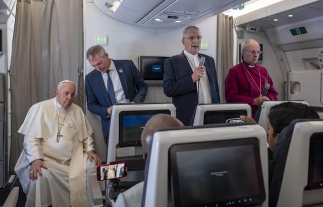 The Moderator of the Church of Scotland Rt Rev Dr Iain Greenshields is in Juba, South Sudan, on a pilgrimage of Peace with The Pope and Archbishop of Canterbury Rev Justin Welby. Picture: Andy O'Brien/The Church of Scotland
