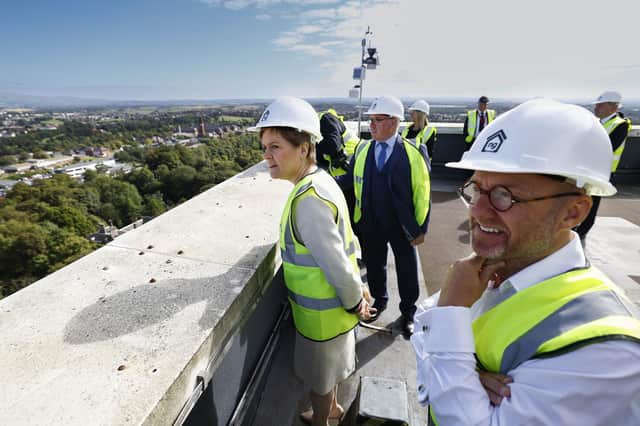 Nicola Sturgeon and housing minister Patrick Harvie, front, are set to make Scotland's housing problems worse by introducing rent controls (Picture: Jeff J Mitchell/Getty Images)