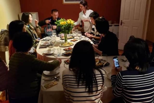 At the table: A typical evening of Sardinia Meets Scotlsand with Chef Luisa