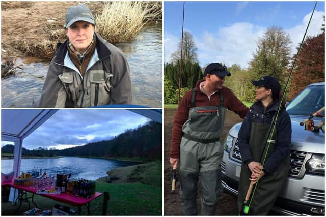 Samantha, 41, and 40-year-old Sandy Datta from Abernethy are passionate about salmon fishing and run their own business on the River Tay.