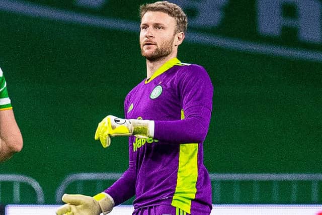 Scott Bain confesses that impressing likely new Celtic manager Eddie Howe has inevitably been on the minds of the club's players.  (Photo by Ross MacDonald / SNS Group)