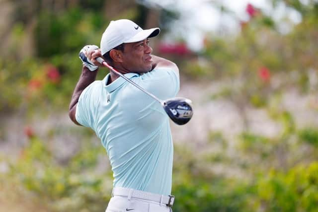 Tiger Woods in action during the third round of the Hero World Challenge at Albany Golf Course in Nassau, Bahamas. Picture: Mike Ehrmann/Getty Images.