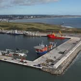 With Aberdeen South Harbour now complete, the new facility can accommodate vessels up to 300m in length. Supplied picture