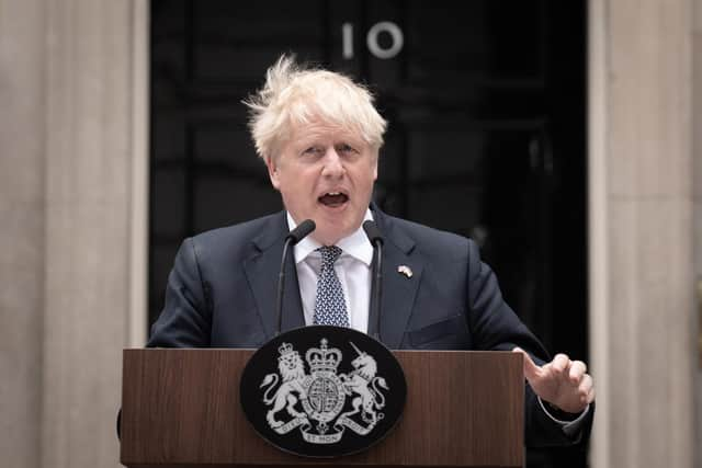 Outgoing Prime Minister Boris Johnson. Picture: PA