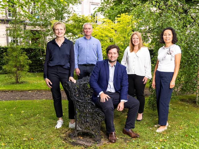 Founded in 1992, Archangels is a business angel syndicate investing in early-stage Scottish life sciences and technology companies. Pictured are Niki McKenzie, David Ovens, Dan McKiddie, Sarah Hardy and Shaolei McKie.