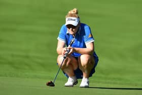 Kylie Henry was pleased with her opening effort in the Investec South African Women's Open in Cape Town. Picture: Mark Runnacles.