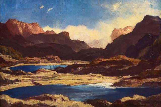 Detail from The Cliffs and Crags of Ross, by Sir David Young Cameron PIC: Fine Art Society, Edinburgh