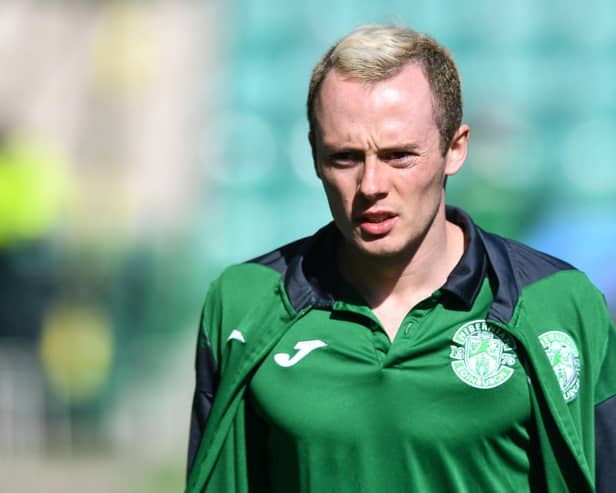 Forward Harry McKirdy has yet to score for Hibs since arriving from Swindon Town last summer.