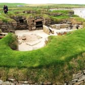 Skara Brae, a Neolithic settlement on Orkney. New research will examine whether Orkney's stunning Neolithic landscape was painted in colour around 5,000 years ago. PIC: Bill Henderson/ geograph.org