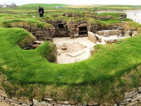 Skara Brae, a Neolithic settlement on Orkney. New research will examine whether Orkney's stunning Neolithic landscape was painted in colour around 5,000 years ago. PIC: Bill Henderson/ geograph.org