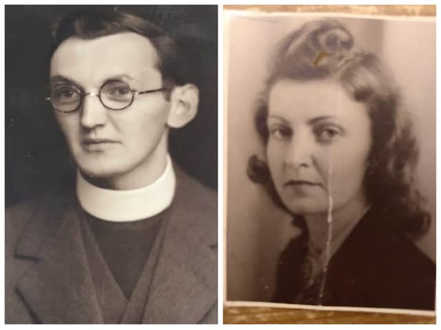 The Reverend William Gilles and his wife Elsa, who set up home at the manse at Foss, Perthshire, but who got a hostile reception from the village.