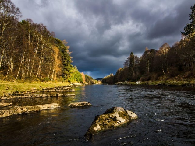 Rounding out the top five is the River Dee. It originates in the Wells of Dee, in the wilderness of the Cairngorms National Park, and flows into the North Sea at Aberdeen 87 miles later.