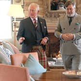 Prince Charles with Michael Fawcett