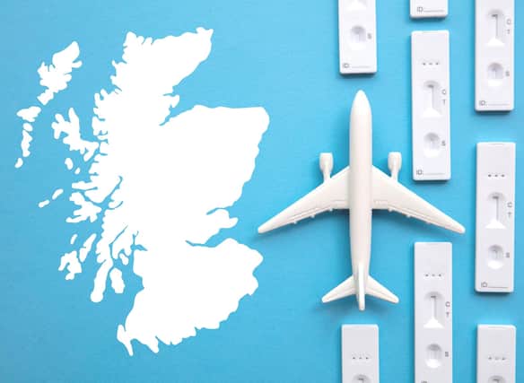 Where to get a lateral flow test for travel in Scotland as travel rules change (Image credi: inkdrop/canva pro)