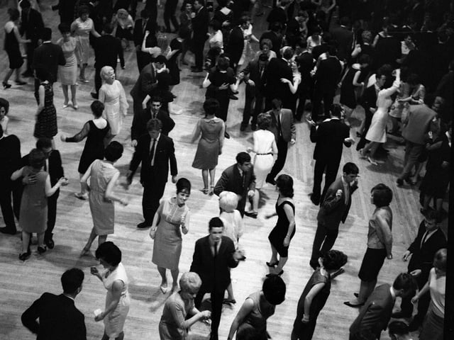 Dancing at Locarno Glasgow - General view, 1964