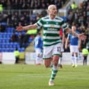 Aaron Mooy scored once again for Celtic in their win over St Johnstone.