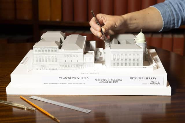 The Alice Paul model which has been donated to The Mitchell Library in Glasgow. (Photo by Alan Harvey / SNS Group)