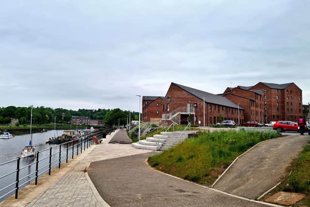 Work including removing old foundations and slipways from the site’s original use as a shipyard. Picture: contributed.