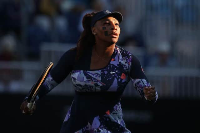 Much of the attention at Eastbourne was on Serena Williams, who played in the womens doubles competition with Ons Jabeur, before her partner's injury meant they were forced to pull out of the semi final.