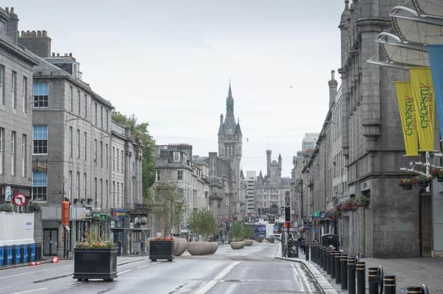 Tougher lockdown restrictions were reimposed in Aberdeen earlier this month
