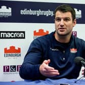 The recently retired Fraser McKenzie will deliver the match ball ahead of Edinburgh's match against Newcastle Falcons. Picture: Bruce White/SNS