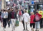 Sales for October were 5.8 per cent higher than the same month last year as retailers said 'consumers had started Christmas shopping earlier this year'. Picture: Jane Barlow/PA Wire