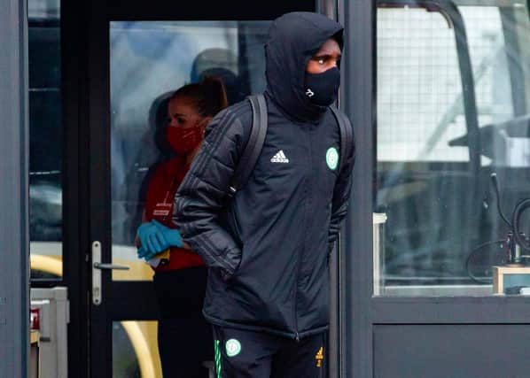 Celtic's Odsonne Edouard departs Glasgow for France ahead of the Europa League encounter against Lille on Thursday (Photo by Alan Harvey / SNS Group)