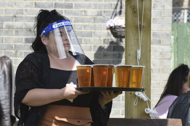 May’s economic rebound was largely driven by the services sector, which reported 0.9 per cent growth after a raft of hospitality, leisure and arts firms were able to reopen due to the relaxation of restrictions. Picture: Lisa Ferguson