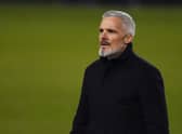 Aberdeen manager Jim Goodwin remains in charge for the weekend trip to Hibernian. (Photo by Ross MacDonald / SNS Group)