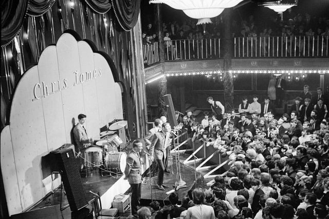 The Barron Knights at the Palais De Danse ballroom/dance hall in 1964.