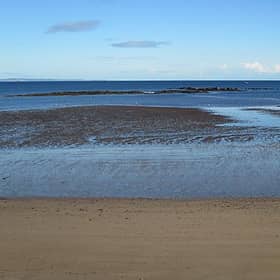 East Leith Sands lies north of Leith Docks and is closed to the public.