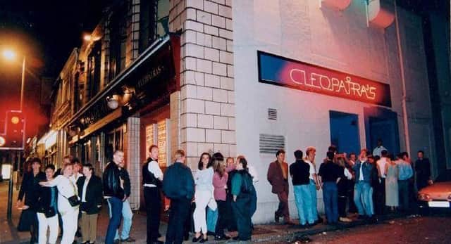 Cleopatra's nightclub in Glasgow