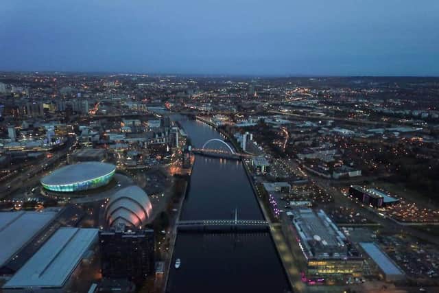 Looking upstream towards Glasgow city centre. Picture: Glasgow City Council