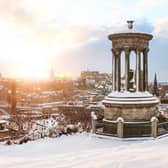 Edinburgh has also been named as the most likely to have a white Christmas by bookies. Photo: georgeclerk / Getty Images / Canva Pro.