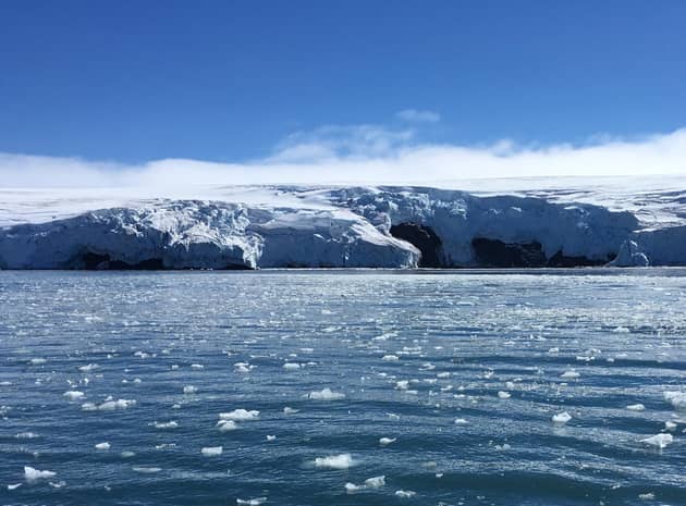 Vast amounts of ice is melting into the sea and having a major effect on global ocean currents (Picture: Mathilde Bellenger/AFP via Getty Images)