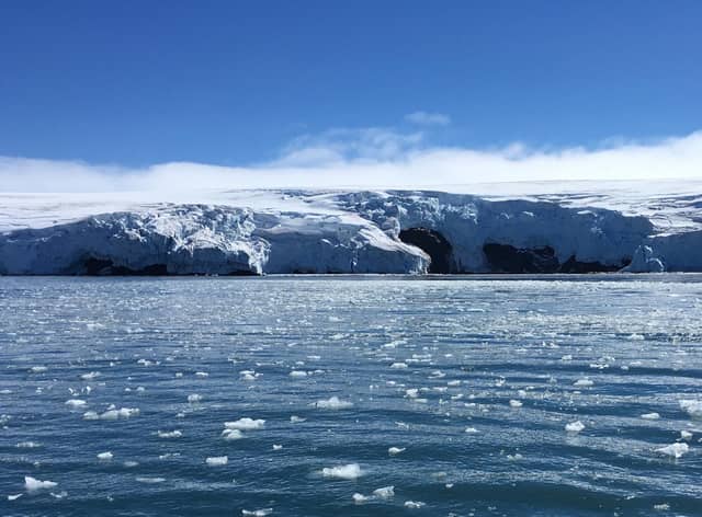 Vast amounts of ice is melting into the sea and having a major effect on global ocean currents (Picture: Mathilde Bellenger/AFP via Getty Images)