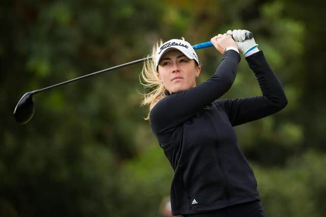Hazel MacGarvie in action during the fourth round of the LET Q-School final at La Manga in Spain. Picture: Tristan Jones