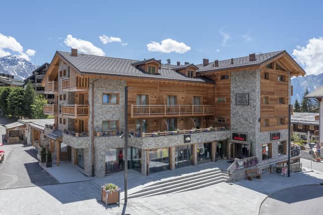 Hôtel de Verbier is a great base for exploring the valleys and mountains around Verbier. The resort's first hotel in 1947, it was refurbished in 2018. Pic: Copyright Hôtel de Verbier