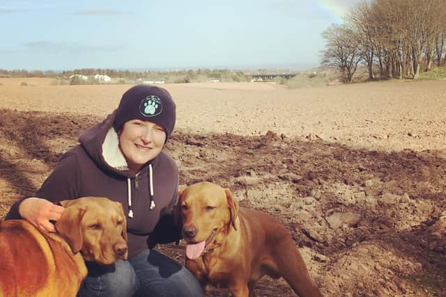 Marion Montgomery from Stonehaven set up Paws on Plastic, now a worldwide movement, after noticing piles of litter blighting her local area while out walking her dogs Paddy and Ted