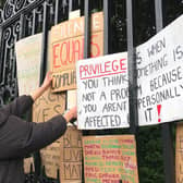 Protests around the globe have shown solidarity with the US following Mr Floyd's death after police officer Derek Chauvin held him down by kneeling on his neck