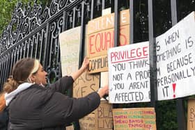 Protests around the globe have shown solidarity with the US following Mr Floyd's death after police officer Derek Chauvin held him down by kneeling on his neck