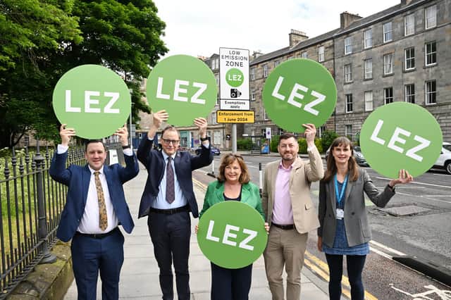 Edinburgh Council introduced the LEZ banning non-compliant vehicles from the city centre on 1 June (Picture: Greg Macvean)