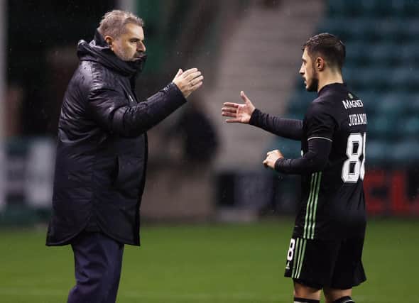 Celtic manager Ange Postecoglou chose not to address directly Josip Juranovic claim the club had been quick to move him on and merely reiterated the need to be "aggressive" in constantly turning over his squad in the constant drive for improvement. (Photo by Craig Williamson / SNS Group)
