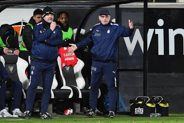 Falkirk manager John McGlynn was not too critical of his players.
