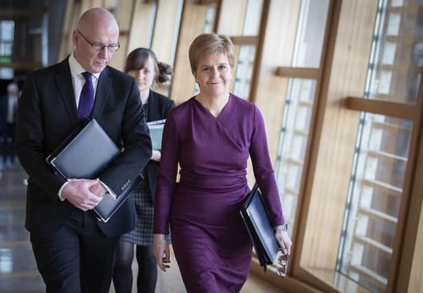 John Swinney is Nicola Sturgeon's number two, but is facing mounting pressure from opposition parties following the exam results controversy.