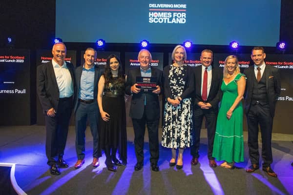 Campion Homes was voted as Home Builder of the Year in the affordable homes category at the Homes for Scotland awards in 2023
